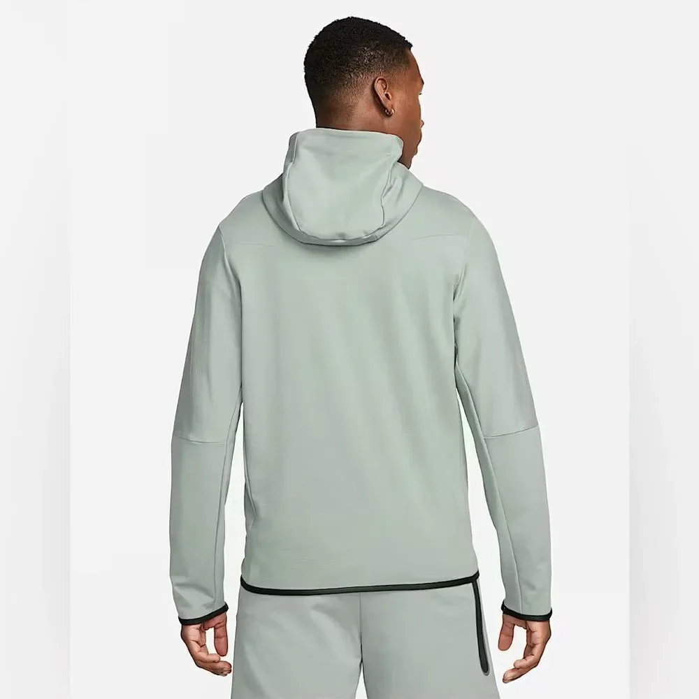 Nike Lightweight Tech Fleece Full Zip Hoodie Mica Green